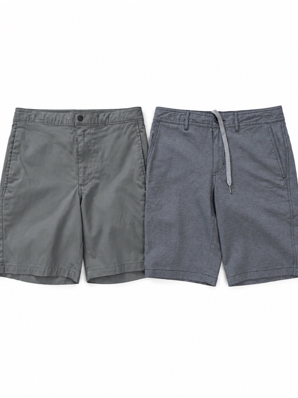 Men's Casual Shorts — Gray & Charcoal